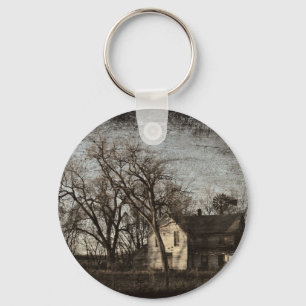 Only Memories Remain, Abandoned Farm House Key Ring