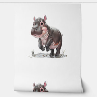 ONLY MOO DENG ART T-Shirt Wallpaper