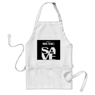 Only Music Save. Standard Apron