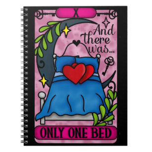 Only One Bed Romance Tarot Notebook