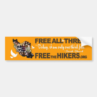 Only One Third Free BUMPER STICKER
