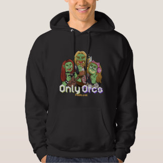 Only Orcs Podcast Men's Hoodie - Black