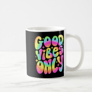 Only Peace Love 60s 70s Tie Dye Groovy Hippie Coffee Mug