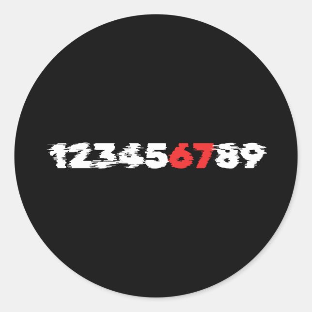 Only Real Ones Know 67 Classic Round Sticker (Front)