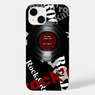only rock & roll ~ music Case-Mate iPhone 14 case