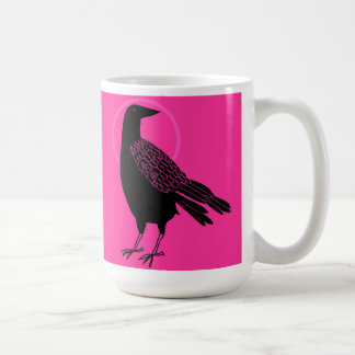 “Only Shiny Objects” says the Crow Coffee Mug