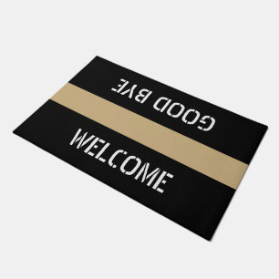 Only Stripes dark beige + your background & ideas Doormat