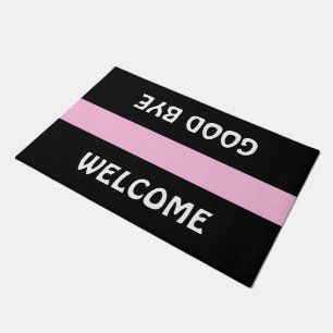 Only Stripes light pink + your background & ideas Doormat