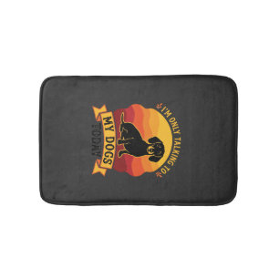 Only Talking Dogs Today Dog Sun Bath Mat