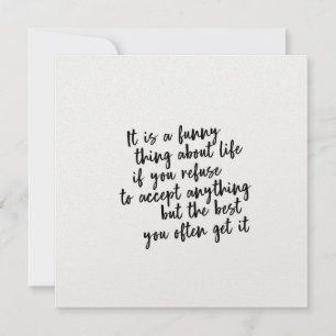 ONLY THE BEST 5.25 x 5.25 card