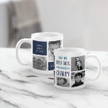 Only the Best Dads Get Promoted to Grampy Photo Coffee Mug<br><div class="desc">Only the best dads get promoted to Grampy! Celebrate him with this sweet photo mug featuring the quote in handwritten style typography and seven of your favourite photos arranged in a collage layout. Personalise with a custom message and the year for a perfect Father's Day or Grandparents Day gift for...</div>