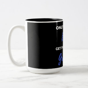 Only The Best Dads Get Promoted To Grandpa Two-Tone Coffee Mug