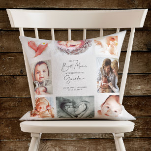 Only the Best Moms Get Promoted to Grandma 8 Photo Cushion