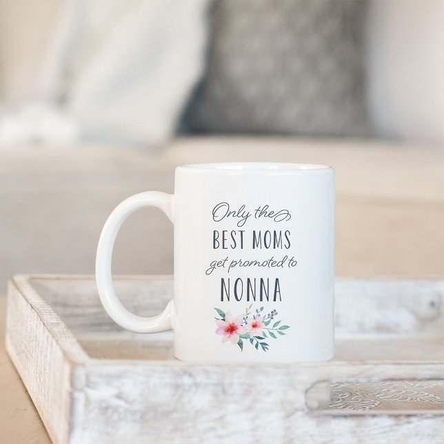 Only the Best Moms Get Promoted to Nonna Coffee Mug (Creator Uploaded)