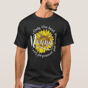 Only The Best Moms Get Promoted To Nonna Women Gra T-Shirt