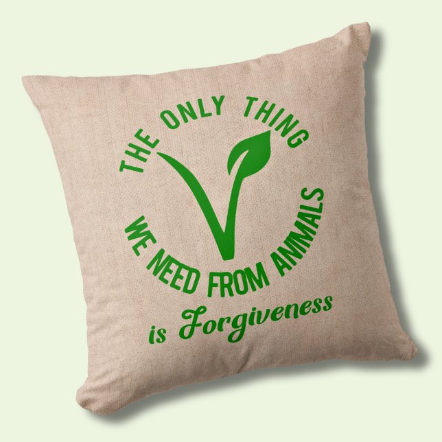 Only Thing We Need From Animals Is Forgiveness Thr Cushion (Creator Uploaded)
