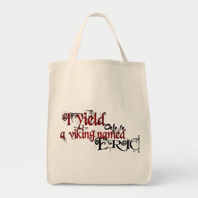 Only to a viking tote bag (Front)