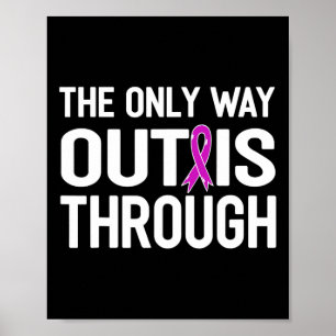 Only Way Out Is Through End Addiction Overcome Poster