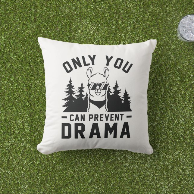 Only You Can Prevent Drama Cushion (Grass)