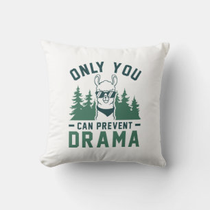 Only You Can Prevent Drama Cushion