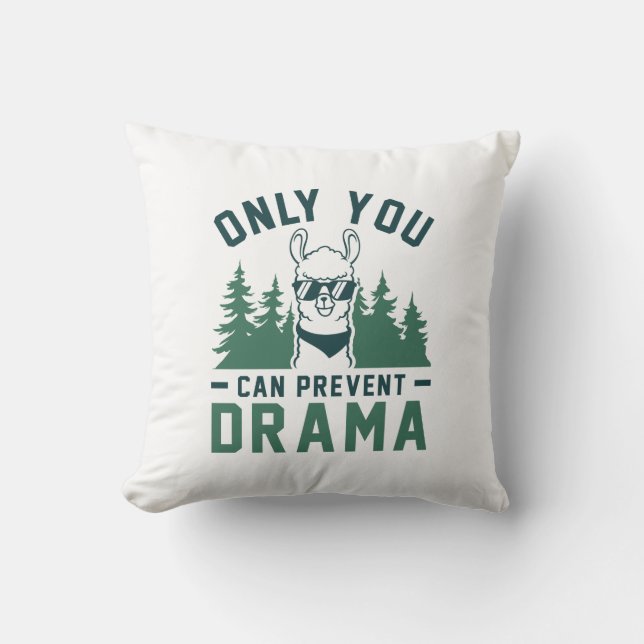 Only You Can Prevent Drama Cushion (Front)