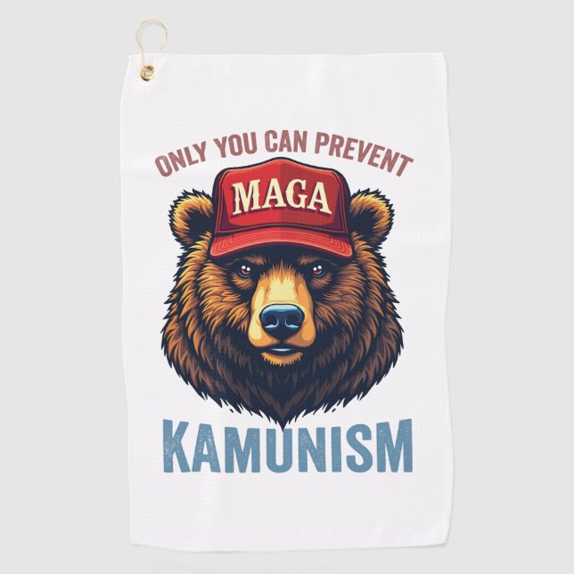 Only You Can Prevent Kamunism  Golf Towel (Front)