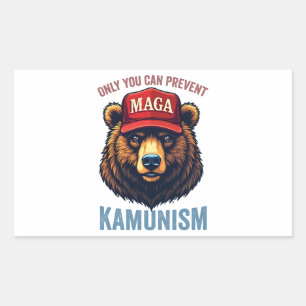 Only You Can Prevent Kamunism Harris Rectangular Sticker