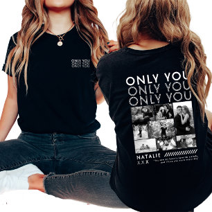 Only You Photo Collage Picture Shirt For Boyfriend