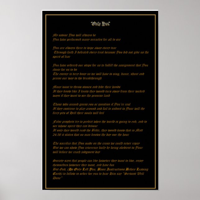 Only You - Poster (Front)