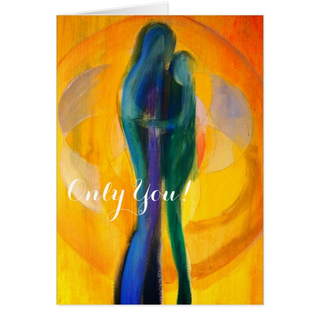 Only You romantic Art Postcard (Front)