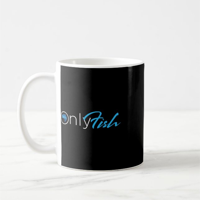 Onlyfish Fishing Tee  Coffee Mug (Left)