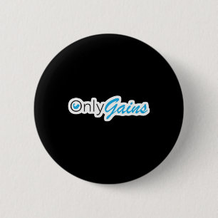 Onlygains Workout Bodybuilding Weightlifting Desig 6 Cm Round Badge