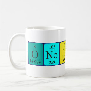 Onofredo periodic table name mug