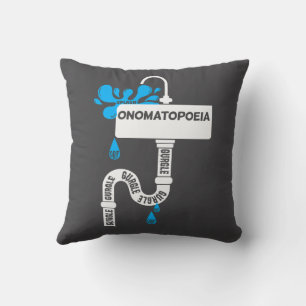 Onomatopoeia creative writing or poetry cushion