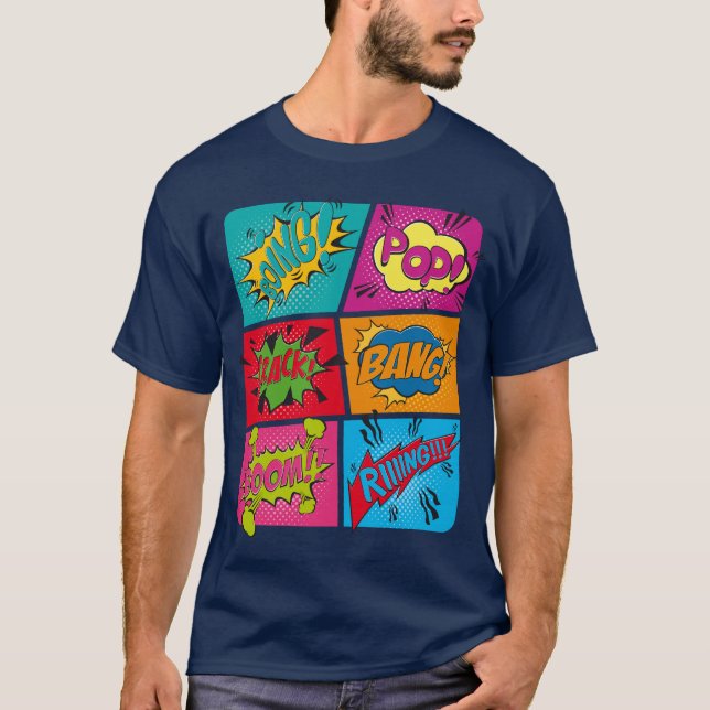 onomatopoeia design T-Shirt (Front)