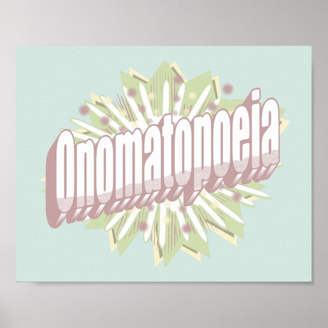 Onomatopoeia Explosion English Language  Poster (Front)