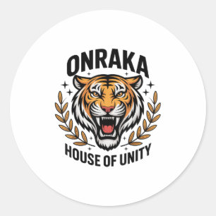 Onraka House House Of Unity School Srit Classic Round Sticker