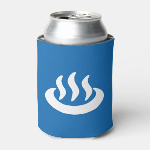 Onsen ♨ Hot Spring 温泉 Japanese Sign Can Cooler