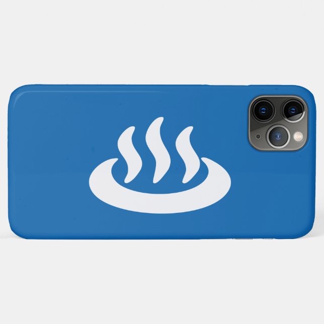 Onsen ♨ Hot Spring 温泉 Japanese Sign Case-Mate iPhone Case (Back (Horizontal))