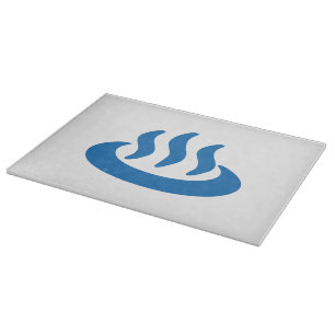 Onsen ♨ Hot Spring 温泉 Japanese Sign Cutting Board