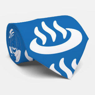 Onsen ♨ Hot Spring 温泉 Japanese Sign Tie