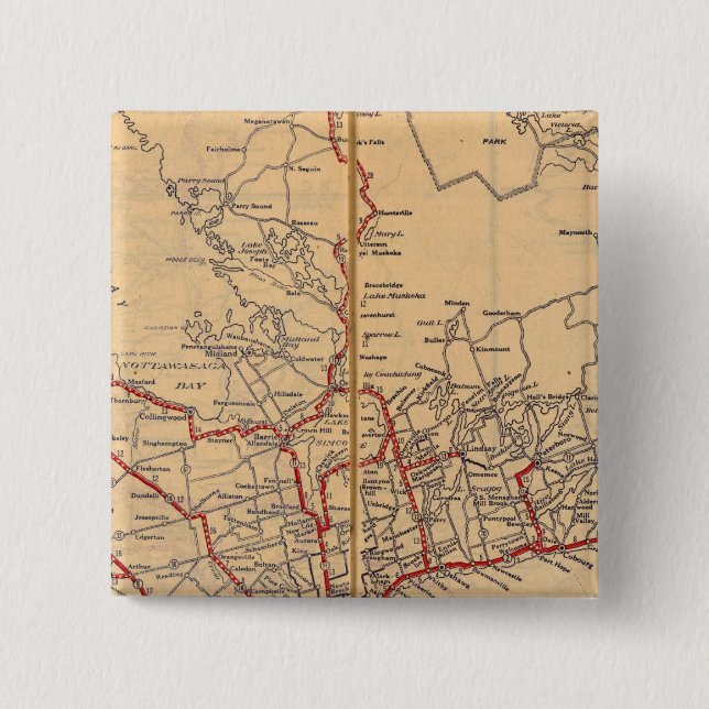 Ontario 3 15 cm square badge (Front)