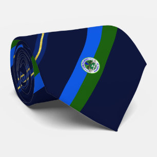 Ontario (California) city flag Neck Tie
