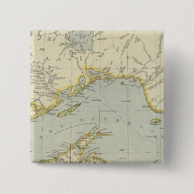 Ontario, Canada 15 Cm Square Badge (Front)