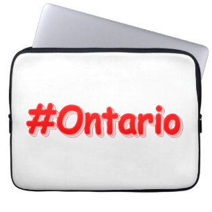 "#Ontario " Cute Design. Buy Now Laptop Sleeve