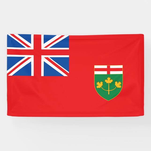 ONTARIO Flag Banner (Horizontal)