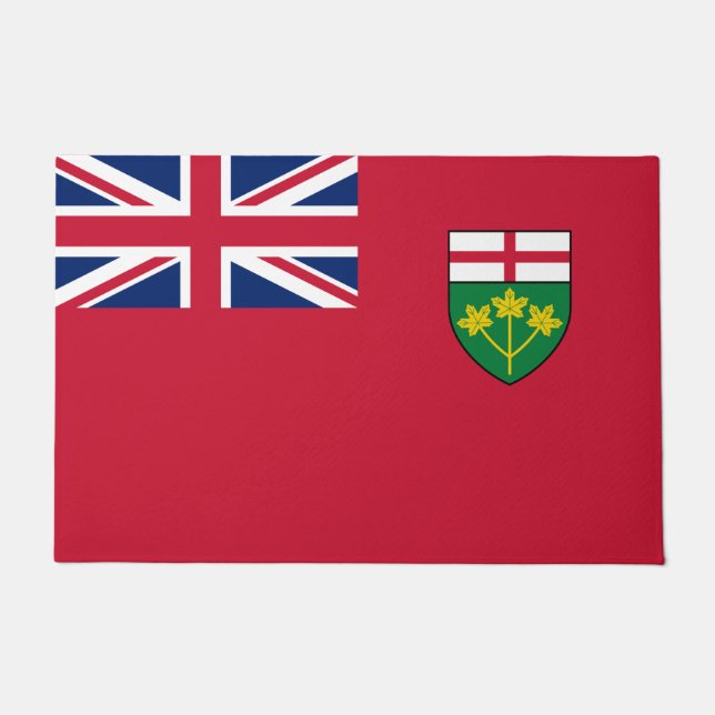 Ontario Flag Doormat (Front)