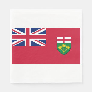 Ontario Flag Napkin