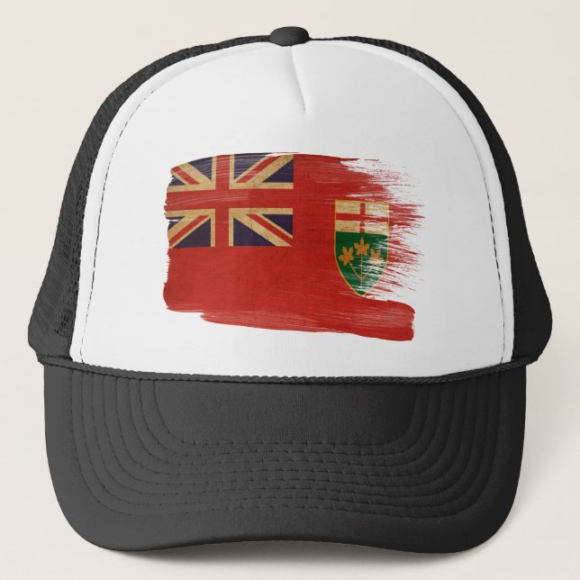Ontario Flag Trucker Hat (Front)