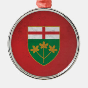Ontario Metal Ornament